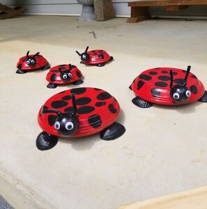 Colorful Ladybug Outdoor Garden Set